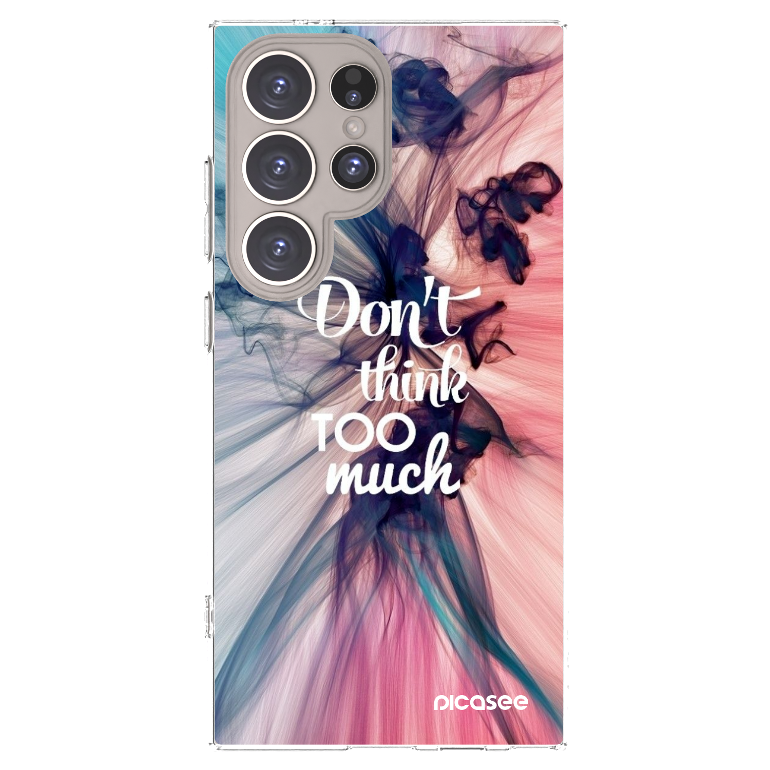 Picasee silikónový prehľadný obal pre Samsung Galaxy S24 Ultra S928B 5G - Nemysli toľko