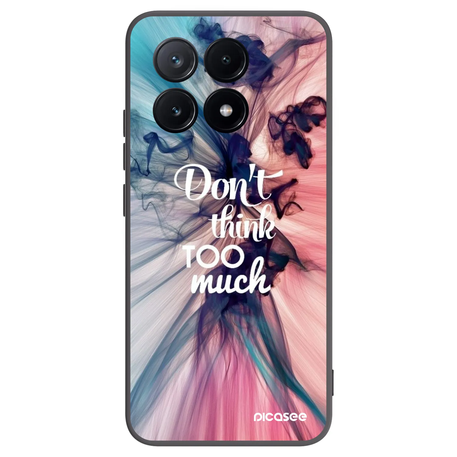 Picasee silikónový čierny obal pre Xiaomi Poco X6 Pro - Nemysli toľko