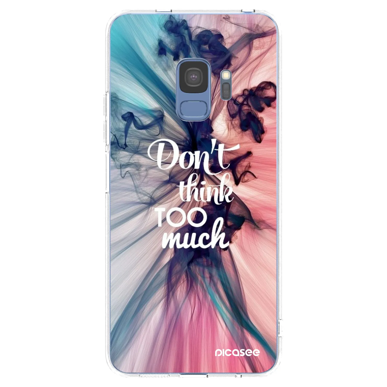 Picasee silikónový prehľadný obal pre Samsung Galaxy S9 G960F - Nemysli toľko