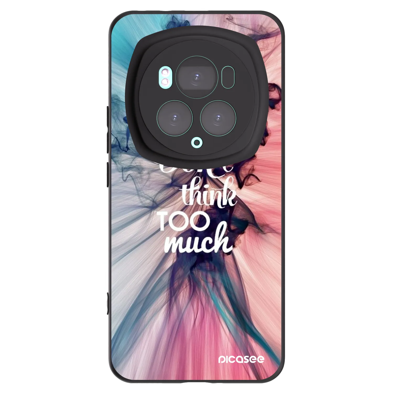 Picasee silikónový čierny obal pre Honor Magic6 Pro - Nemysli toľko