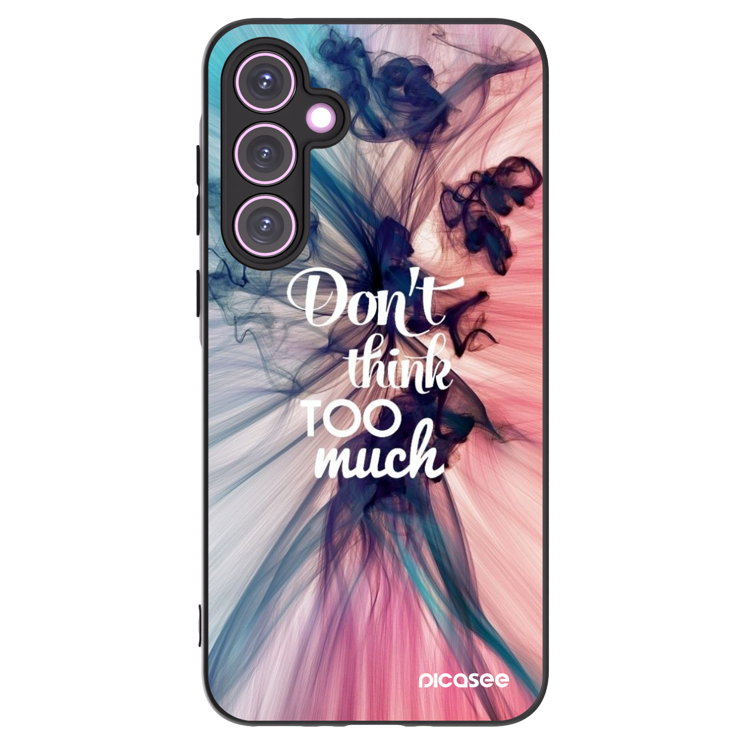 Picasee silikónový čierny obal pre Samsung Galaxy A35 5G A356B - Nemysli toľko