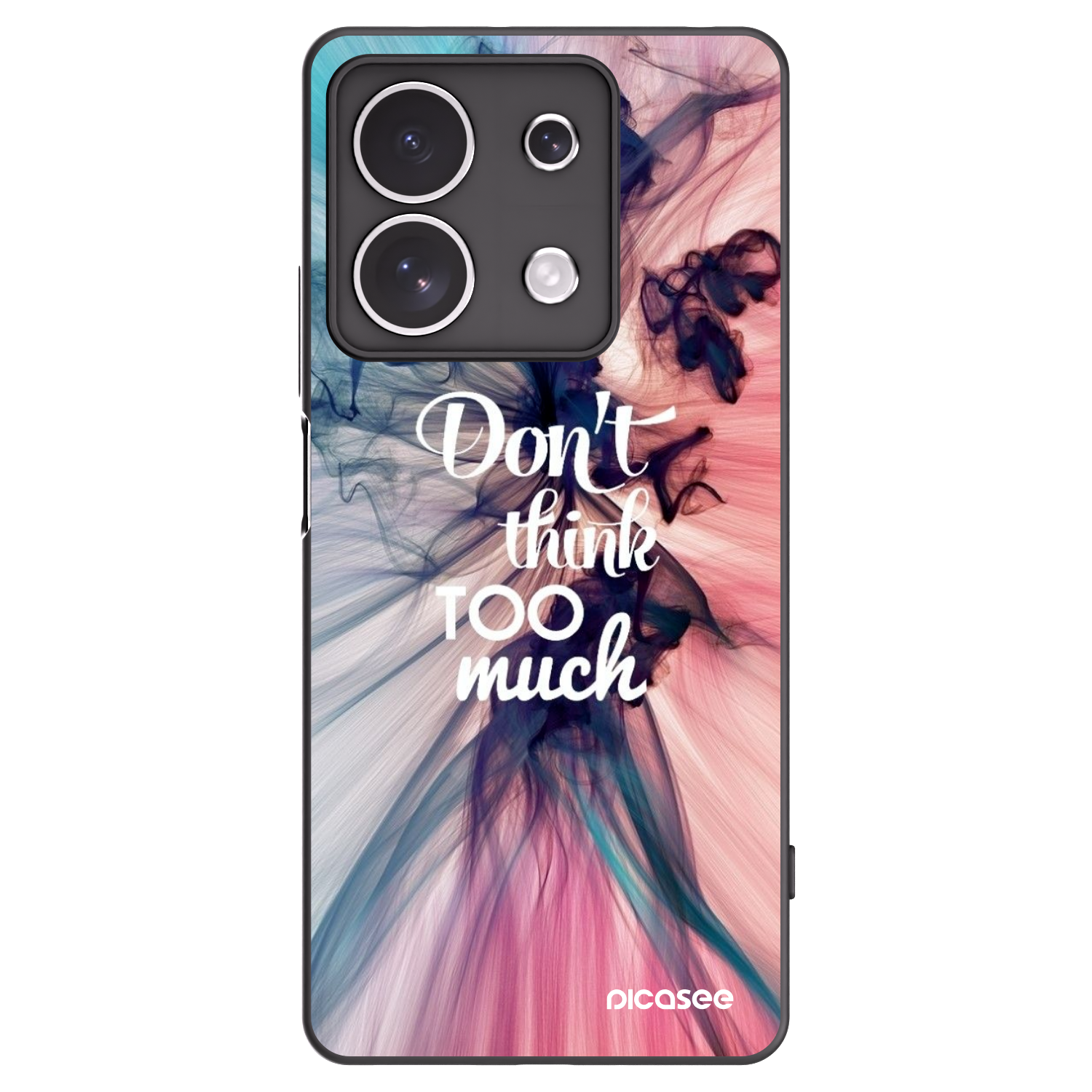 Picasee silikónový čierny obal pre Xiaomi Redmi Note 13 4G - Nemysli toľko