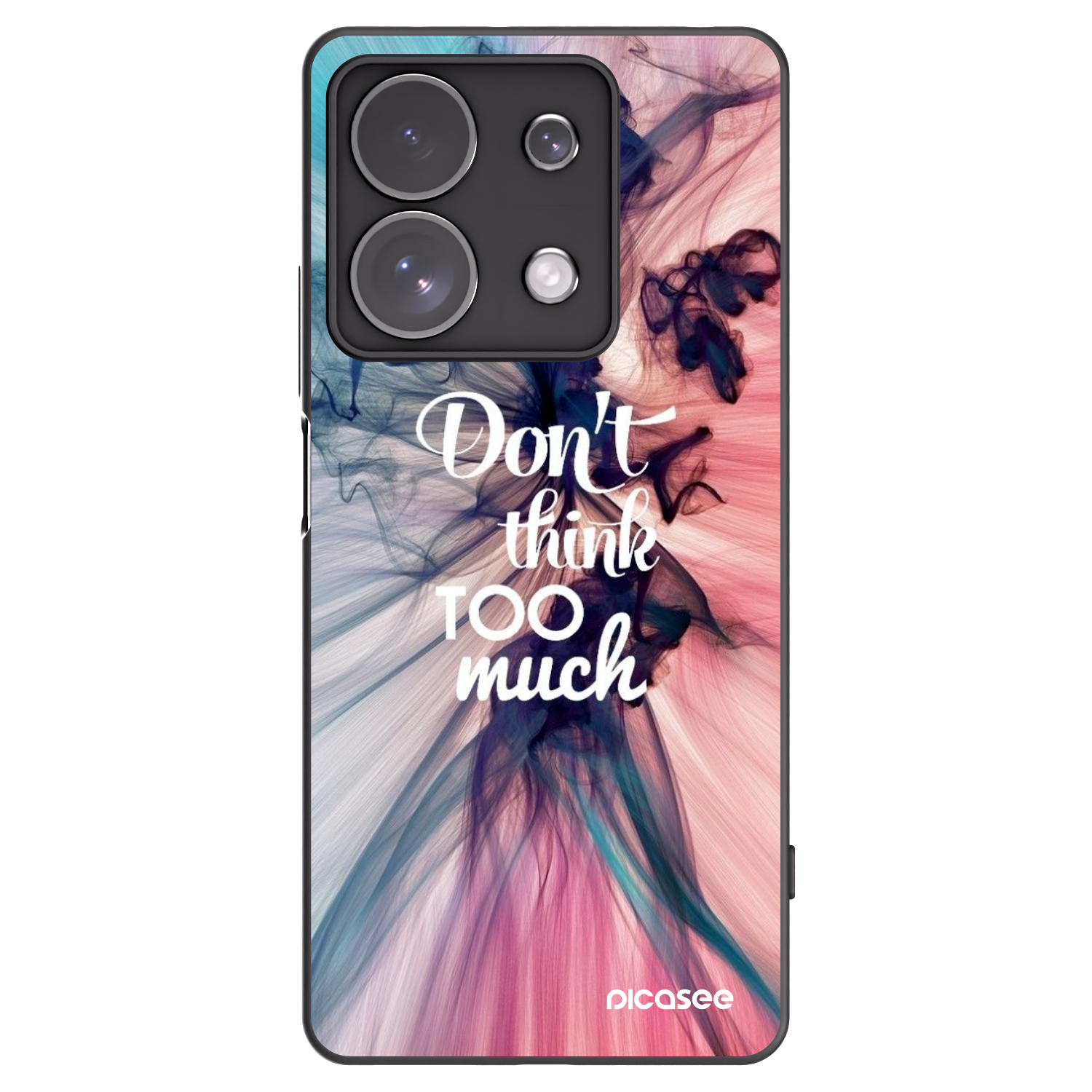 Silikónový čierny obal pre Xiaomi Redmi Note 13 Pro 4G - Nemysli toľko