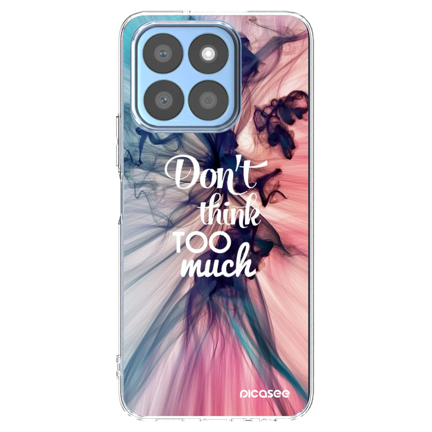 Picasee silikónový prehľadný obal pre Honor X8b - Nemysli toľko