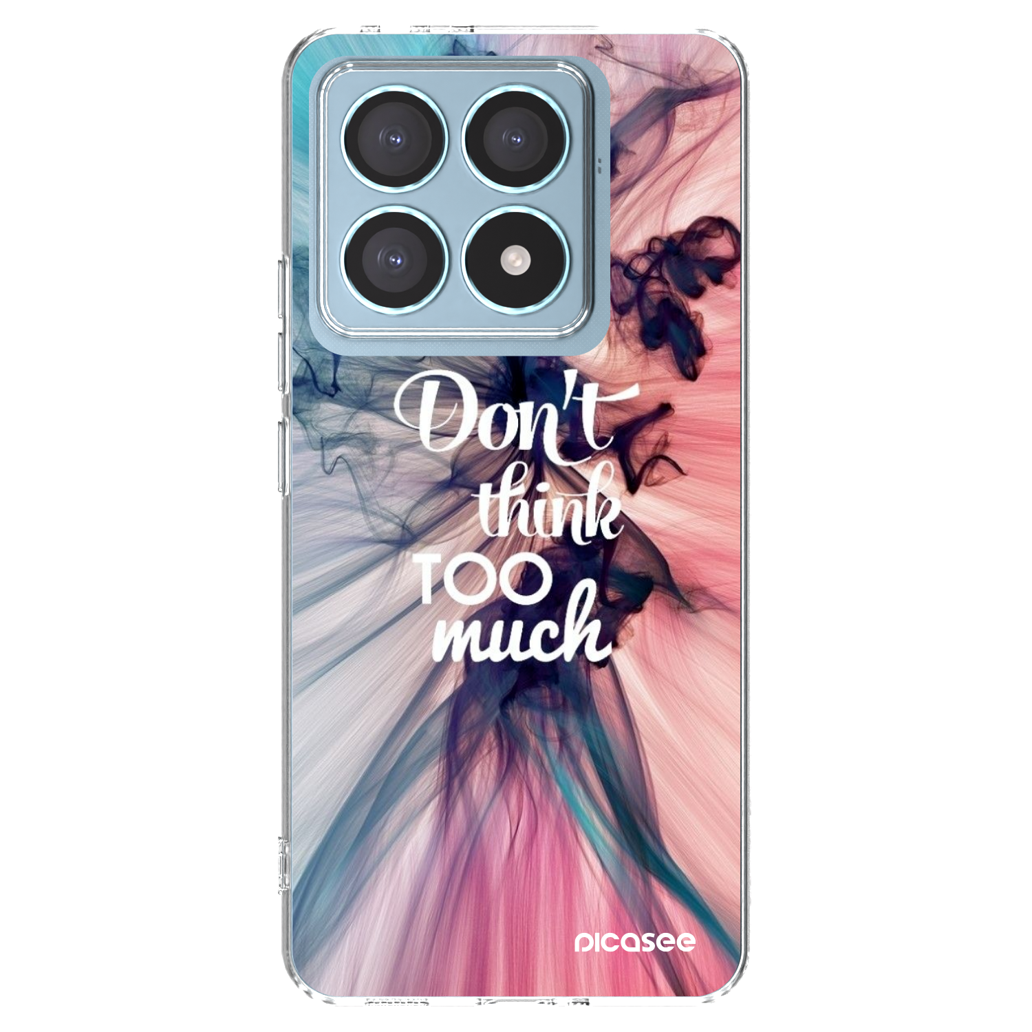 Picasee silikónový prehľadný obal pre Xiaomi 14T Pro - Nemysli toľko