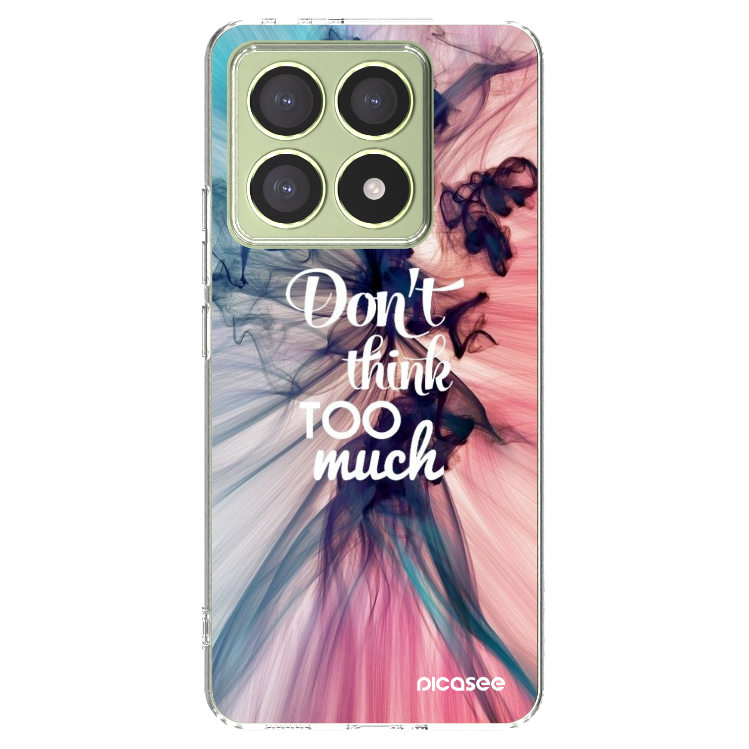 Picasee silikónový prehľadný obal pre Xiaomi 14T - Nemysli toľko