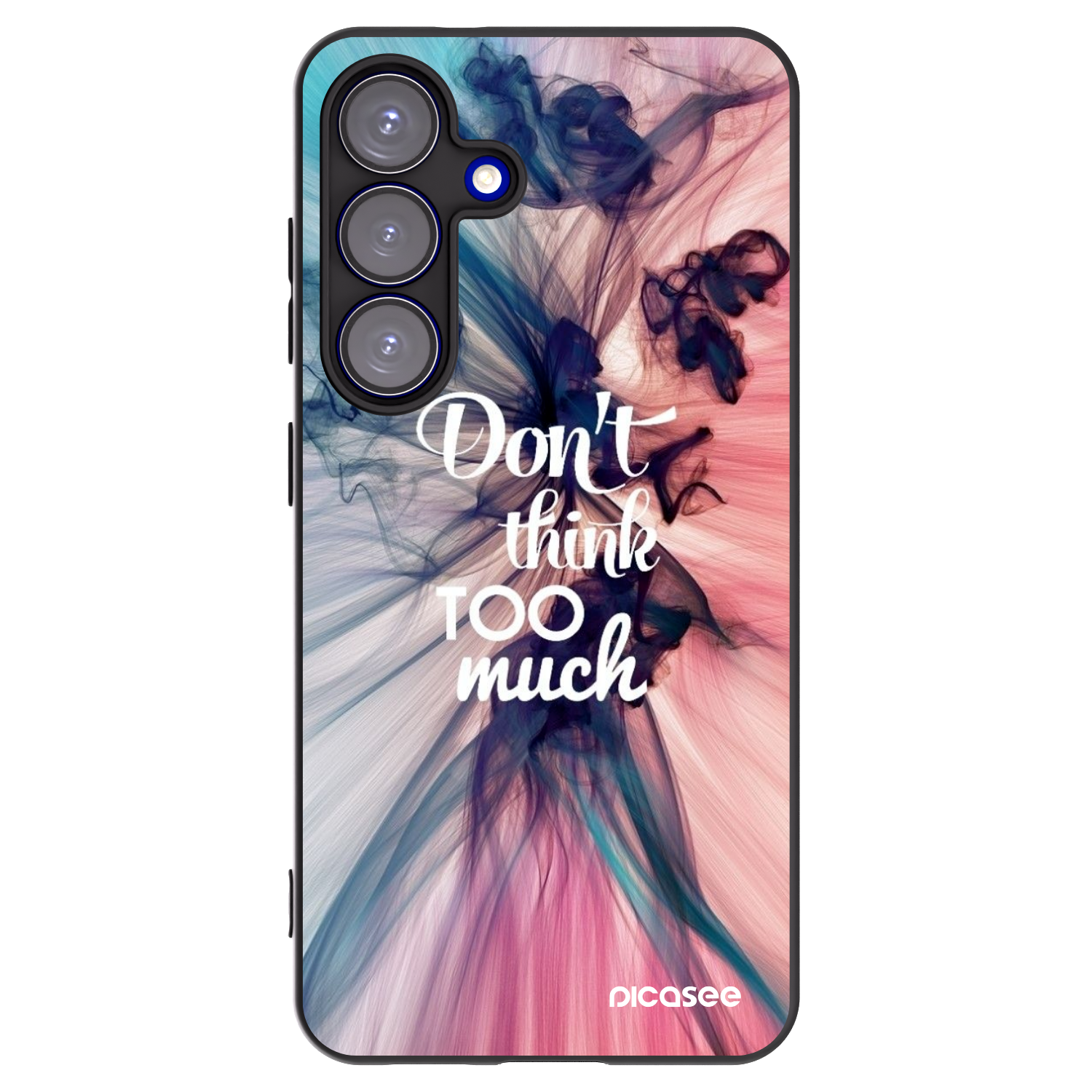 Picasee silikónový čierny obal pre Samsung Galaxy S25 5G - Nemysli toľko