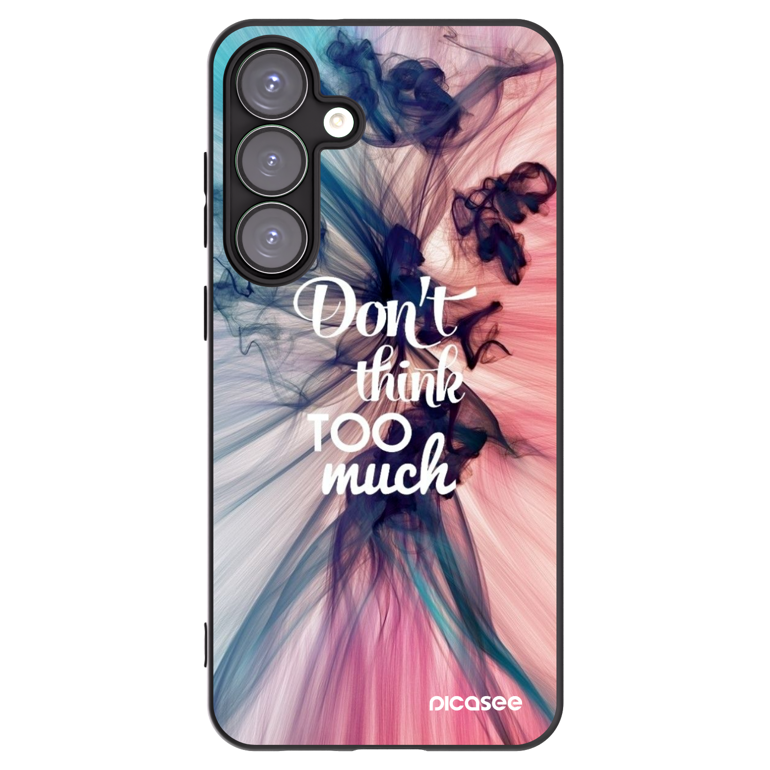 Picasee silikónový čierny obal pre Samsung Galaxy S25+ 5G - Nemysli toľko