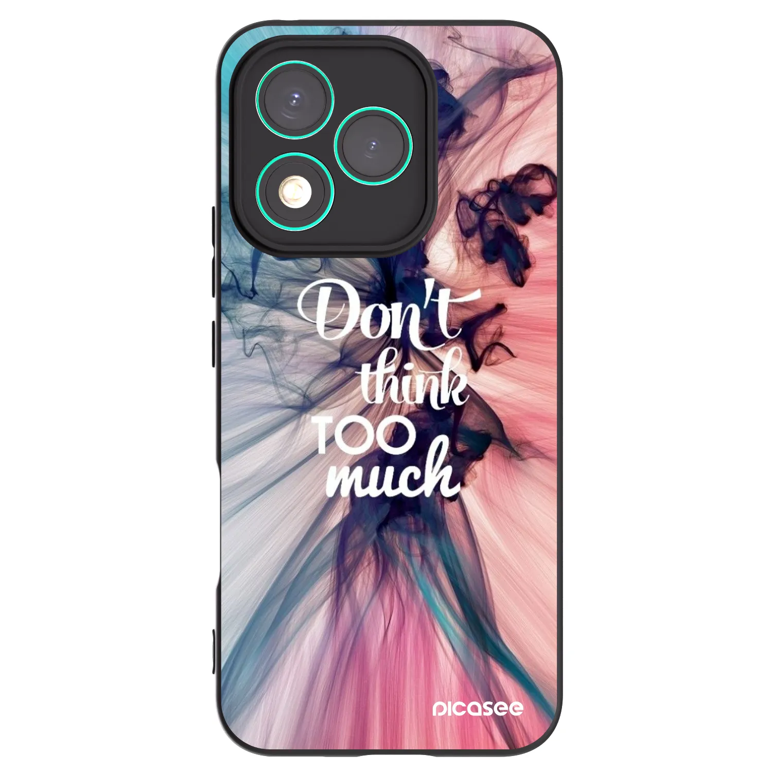 Picasee silikónový čierny obal pre Honor 400 Lite 5G - Nemysli toľko