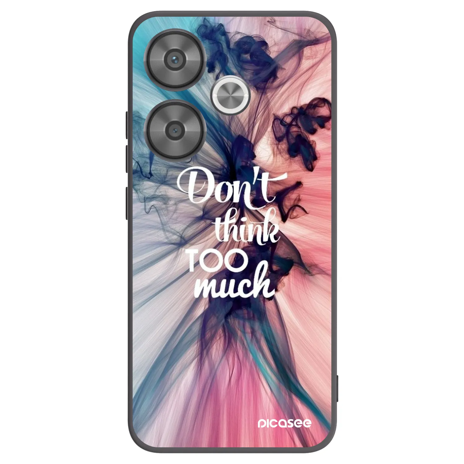 Silikónový čierny obal pre Xiaomi Poco F6 - Nemysli toľko