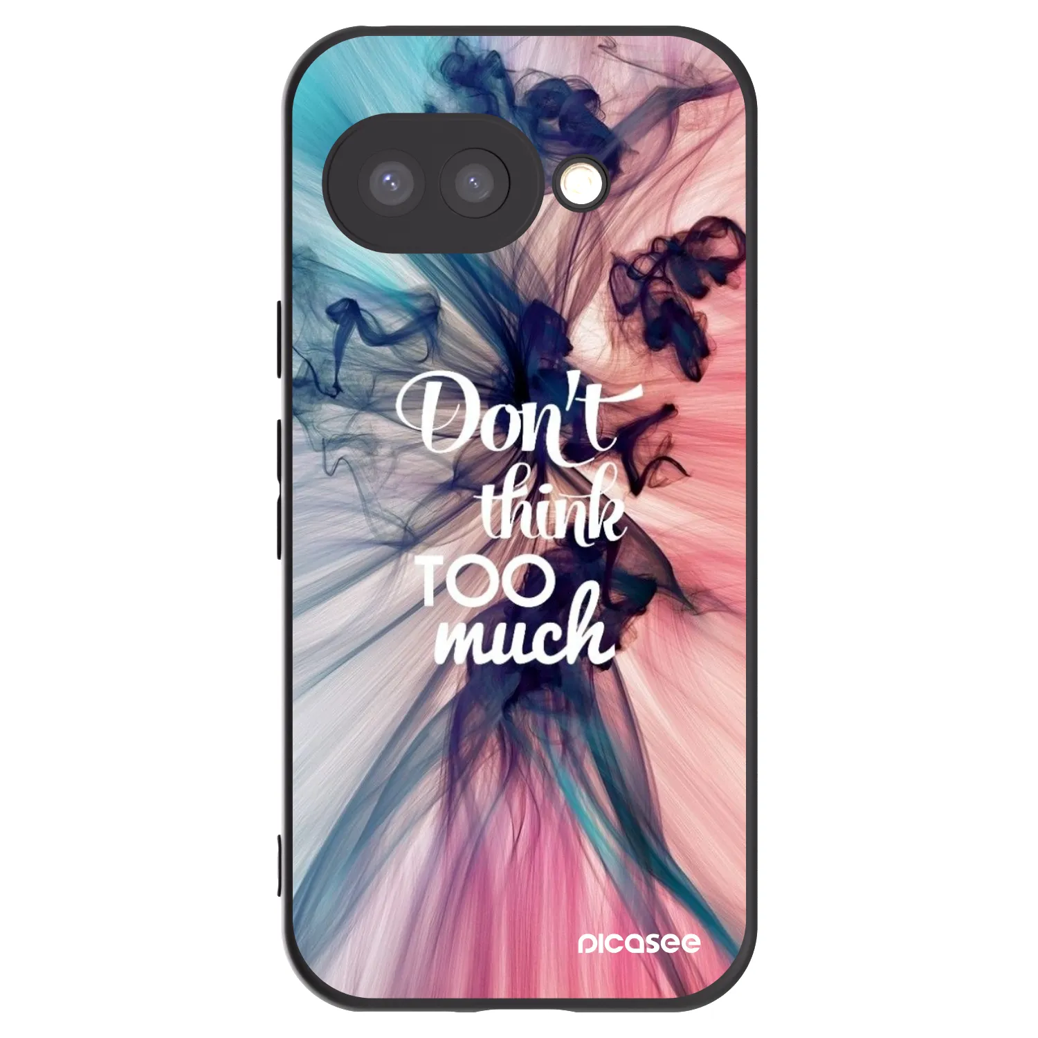 Picasee silikónový čierny obal pre Google Pixel 9a - Nemysli toľko