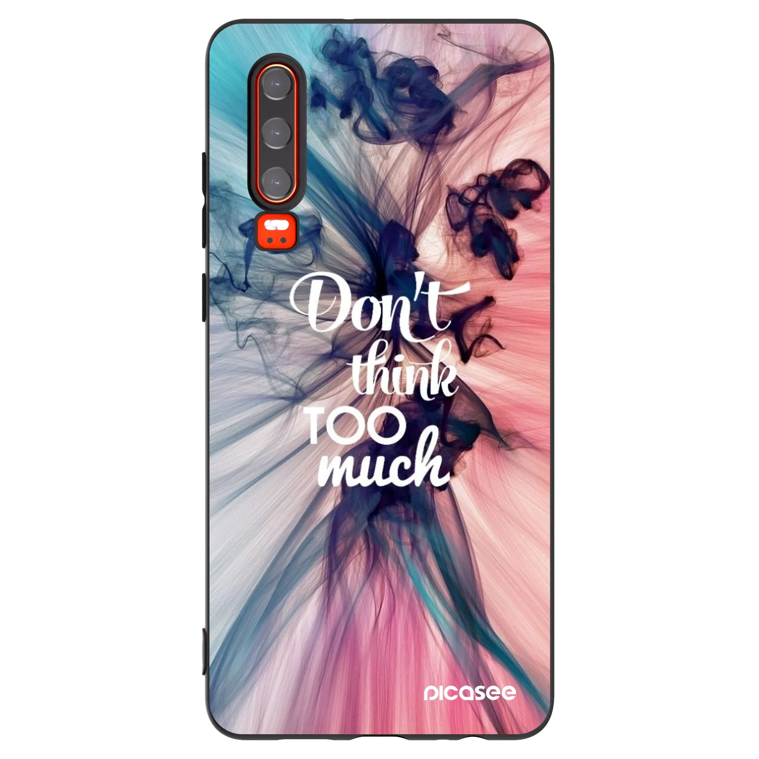 Picasee silikónový čierny obal pre Huawei P30 - Nemysli toľko