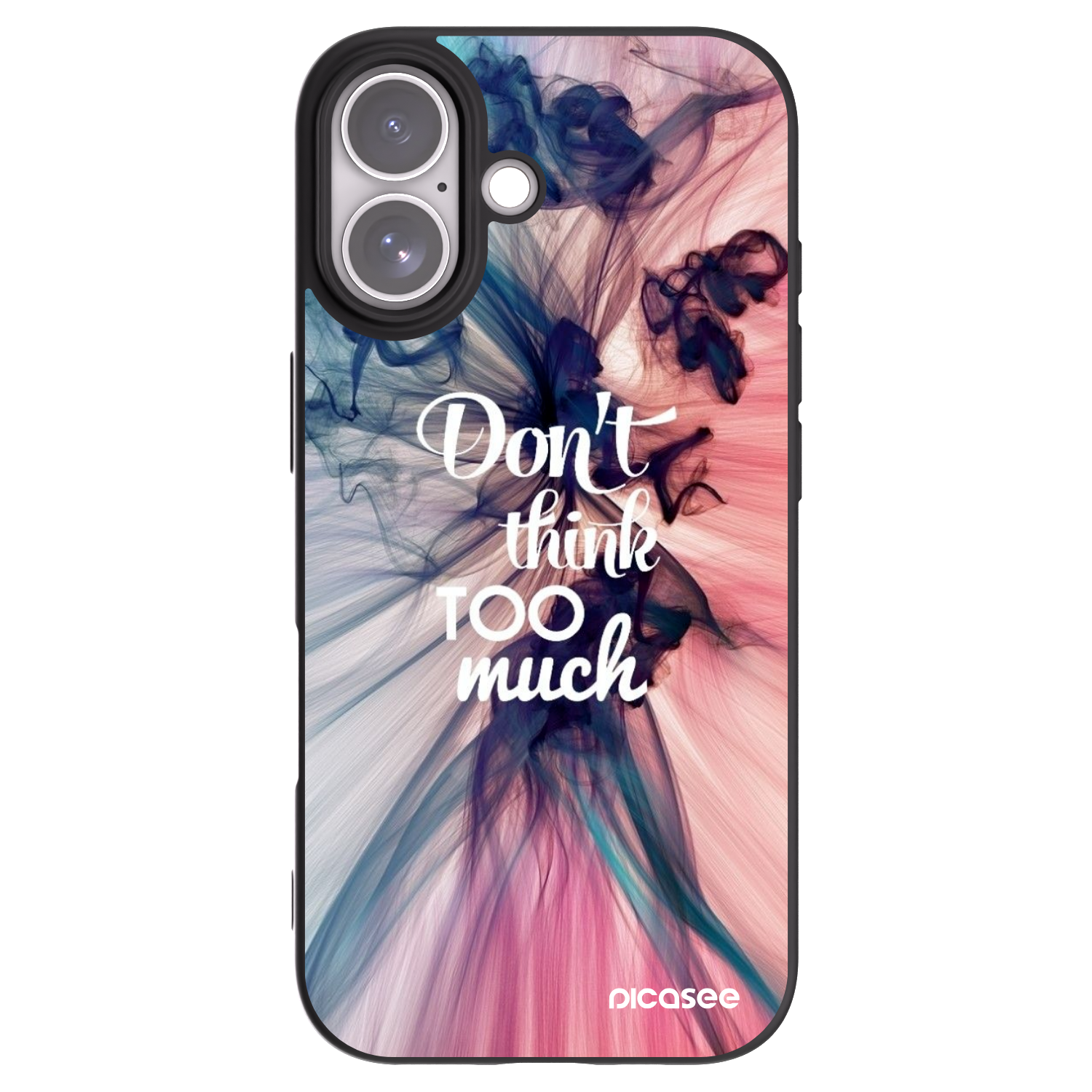 Picasee silikónový čierny obal pre Apple iPhone 17 - Nemysli toľko