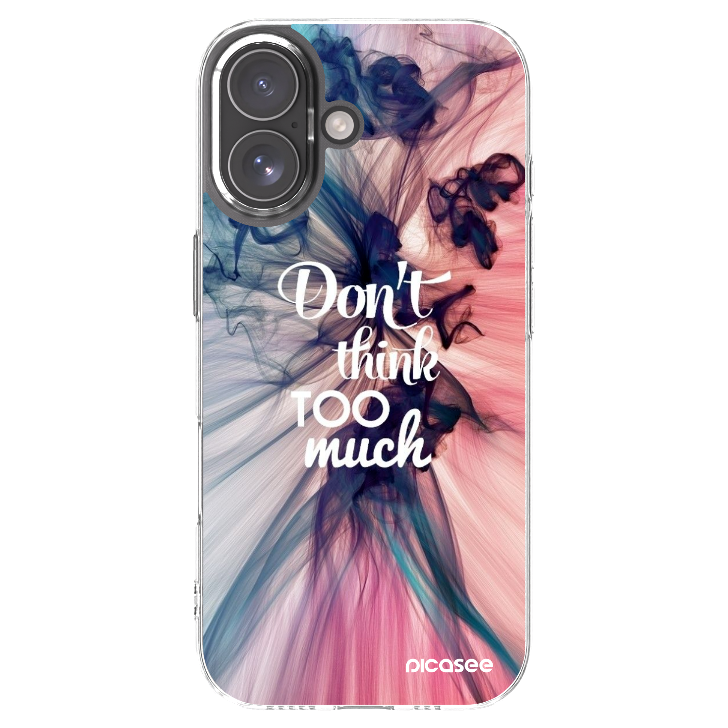 Picasee silikónový prehľadný obal pre Apple iPhone 17 - Nemysli toľko