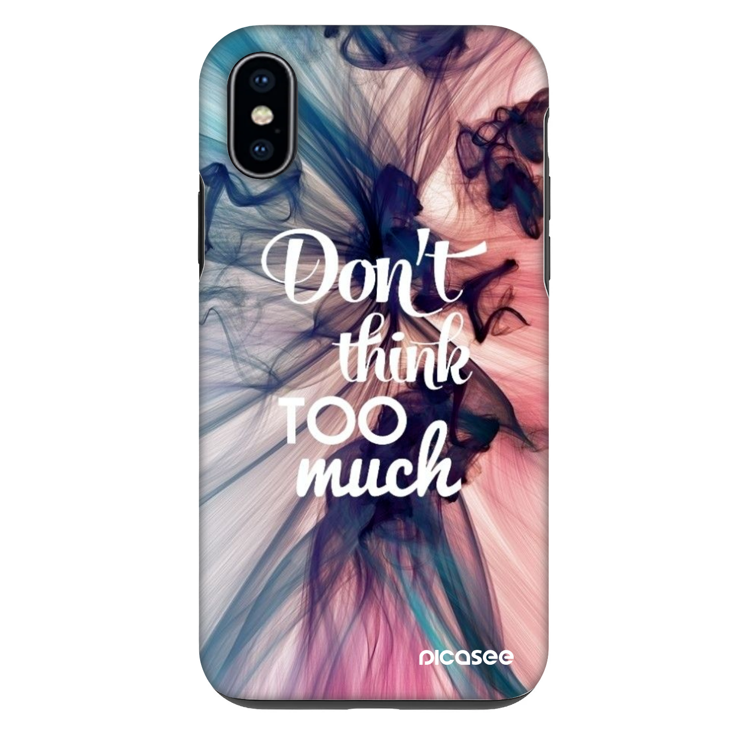 Picasee Fashion Case pre Apple iPhone X/XS - Nemysli toľko