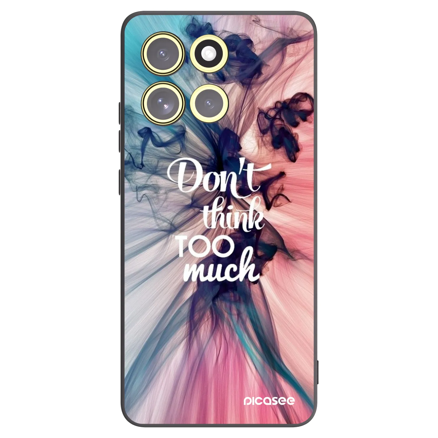 Picasee silikónový čierny obal pre Motorola Moto G86 5G - Nemysli toľko