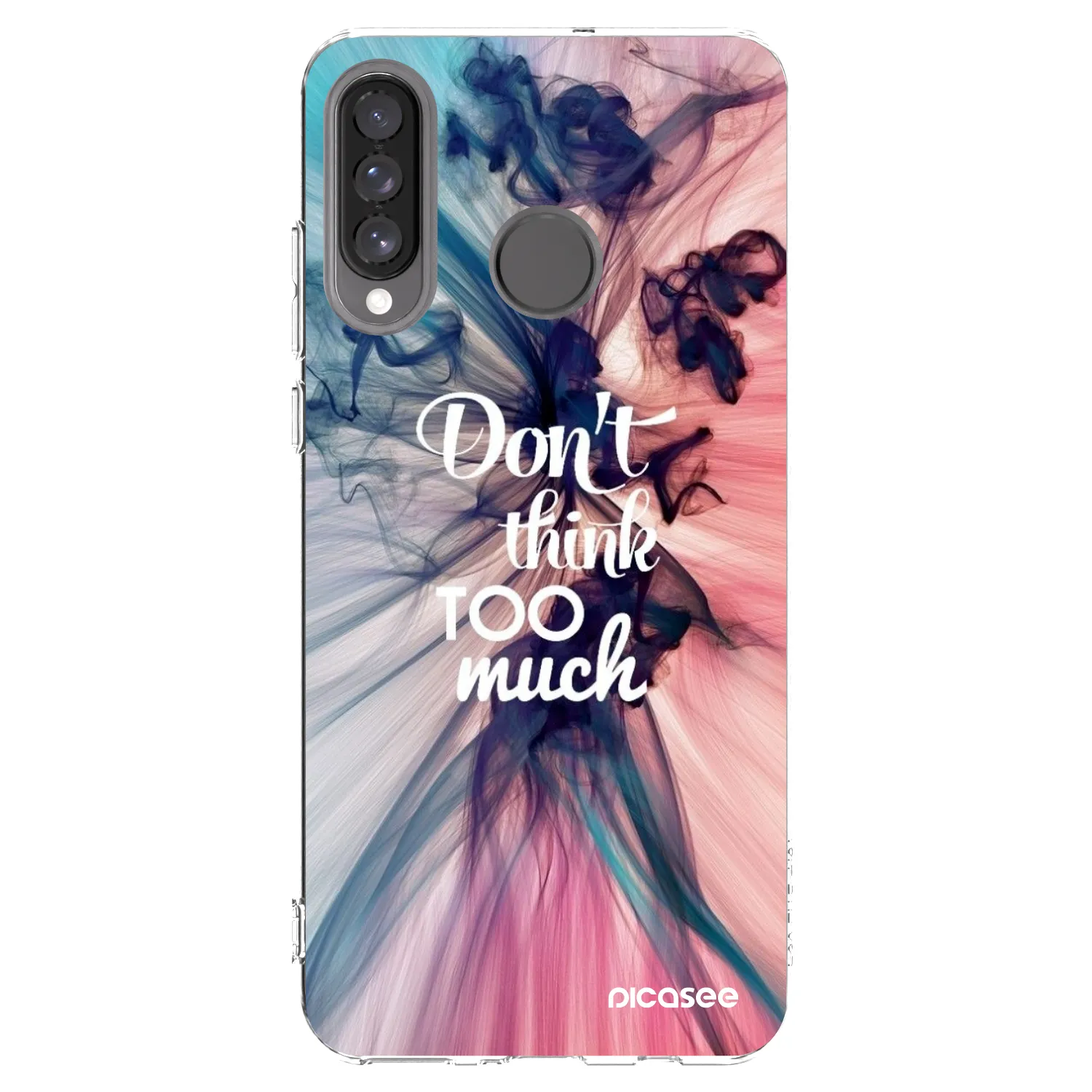 Picasee silikónový prehľadný obal pre Huawei P30 Lite - Nemysli toľko