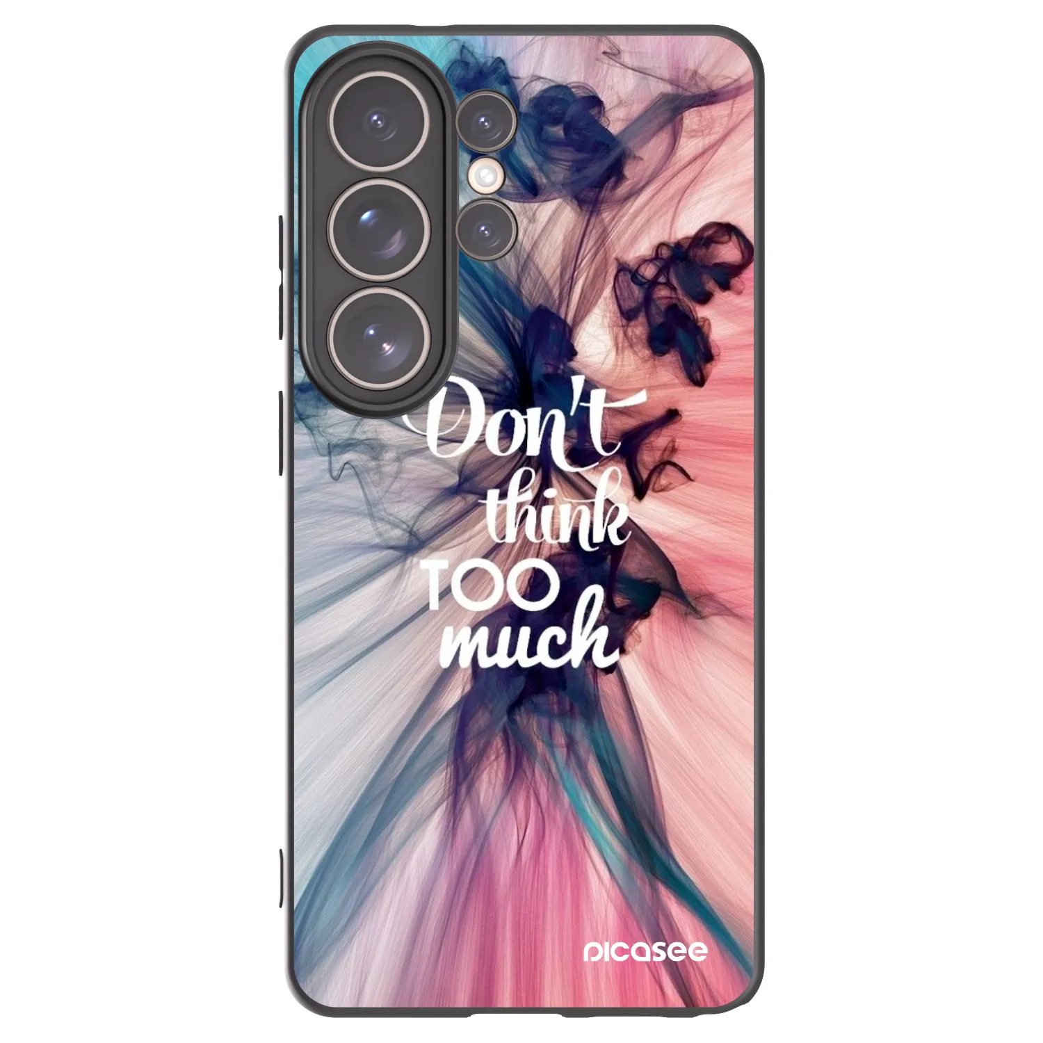 Picasee silikónový čierny obal pre Samsung Galaxy S26 Ultra - Nemysli toľko