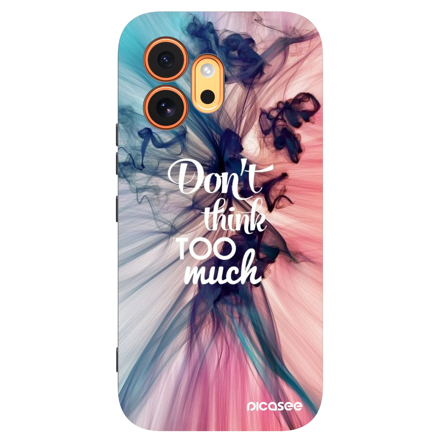 Picasee silikónový čierny obal pre Honor 600 - Nemysli toľko