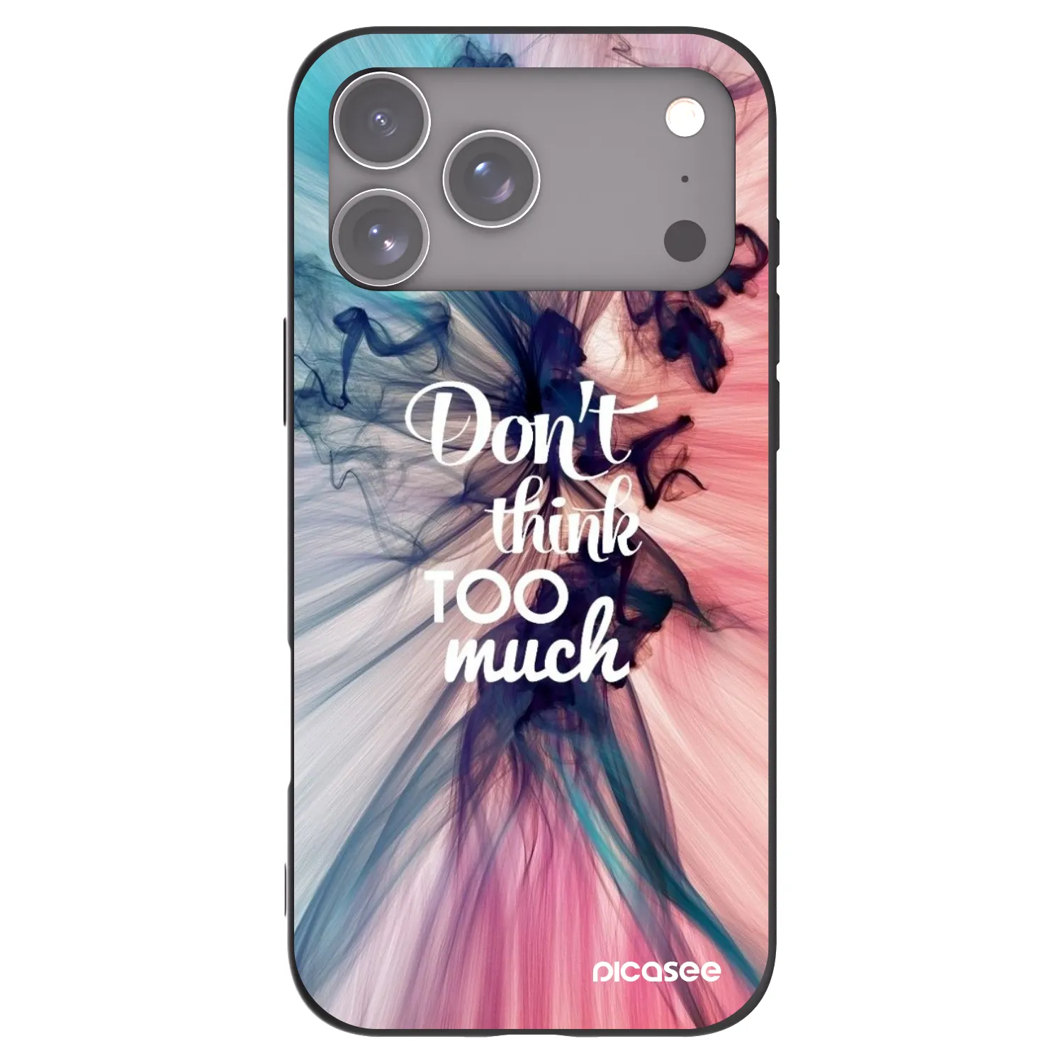 Picasee silikónový čierny obal pre Apple iPhone 18 Pro Max - Nemysli toľko