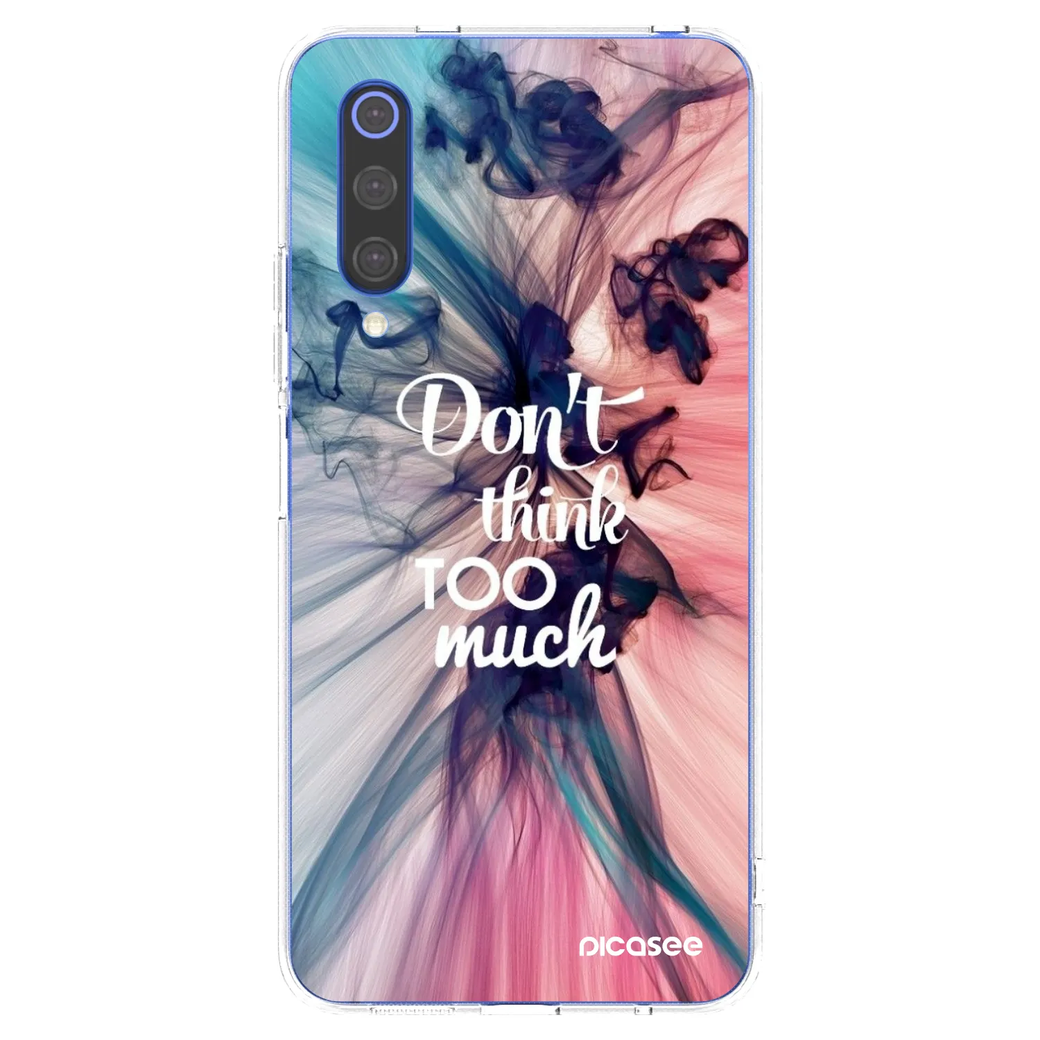 Picasee silikónový prehľadný obal pre Xiaomi Mi 9 SE - Nemysli toľko