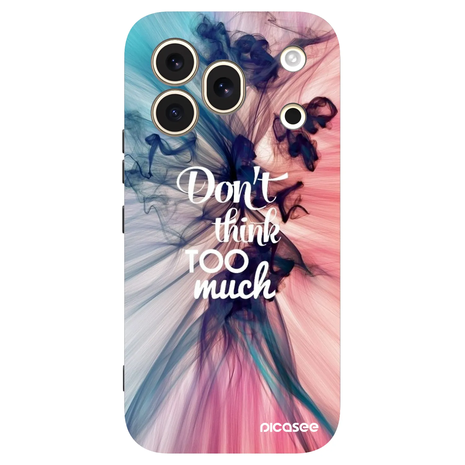 Picasee silikónový čierny obal pre Honor 600 Pro - Nemysli toľko