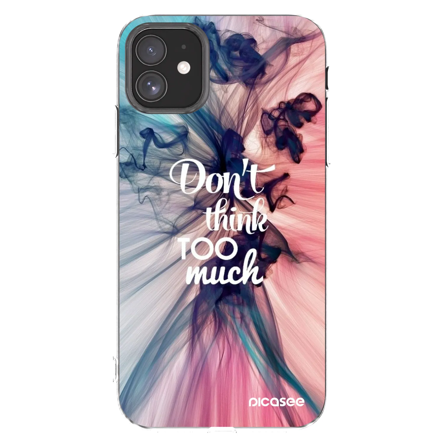Picasee silikónový prehľadný obal pre Apple iPhone 11 - Nemysli toľko