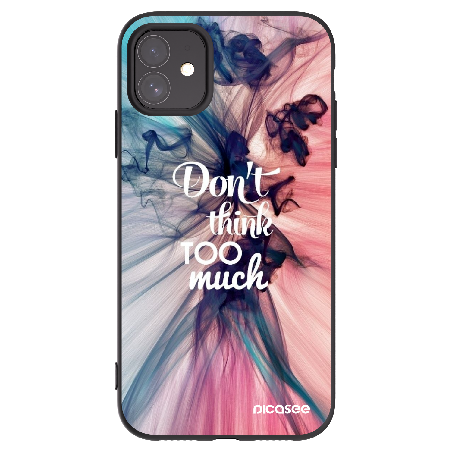 Picasee silikónový čierny obal pre Apple iPhone 11 - Nemysli toľko