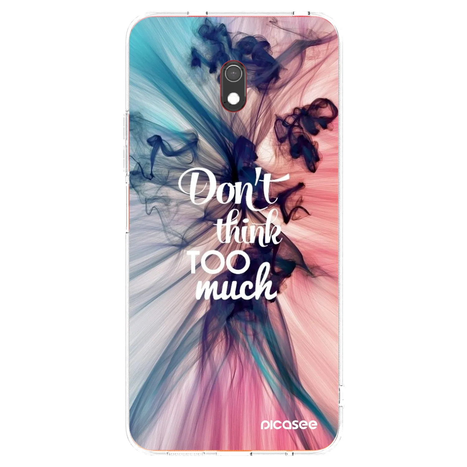 Picasee silikónový prehľadný obal pre Xiaomi Redmi 8A - Nemysli toľko