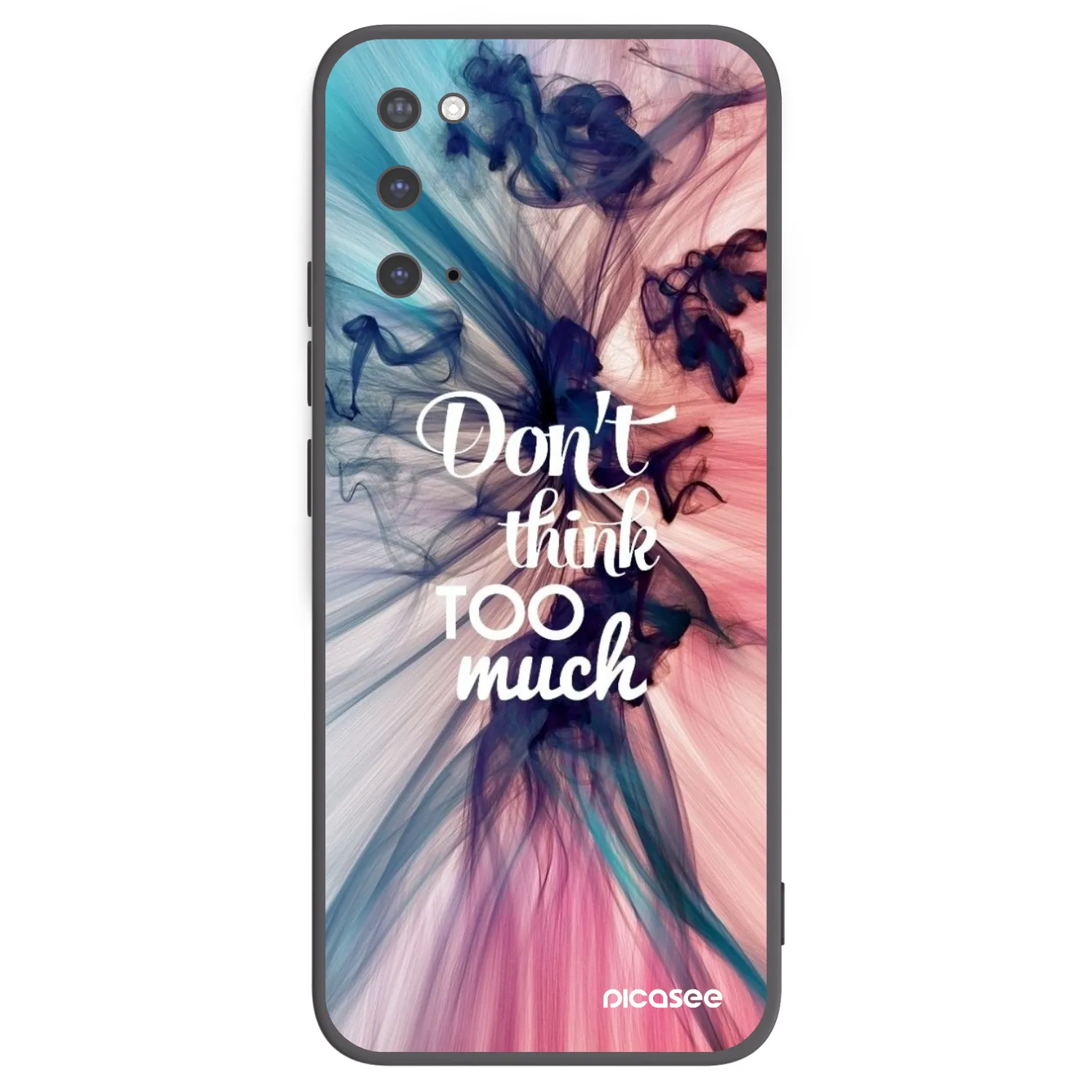 Picasee silikónový čierny obal pre Samsung Galaxy S20 G980F - Nemysli toľko