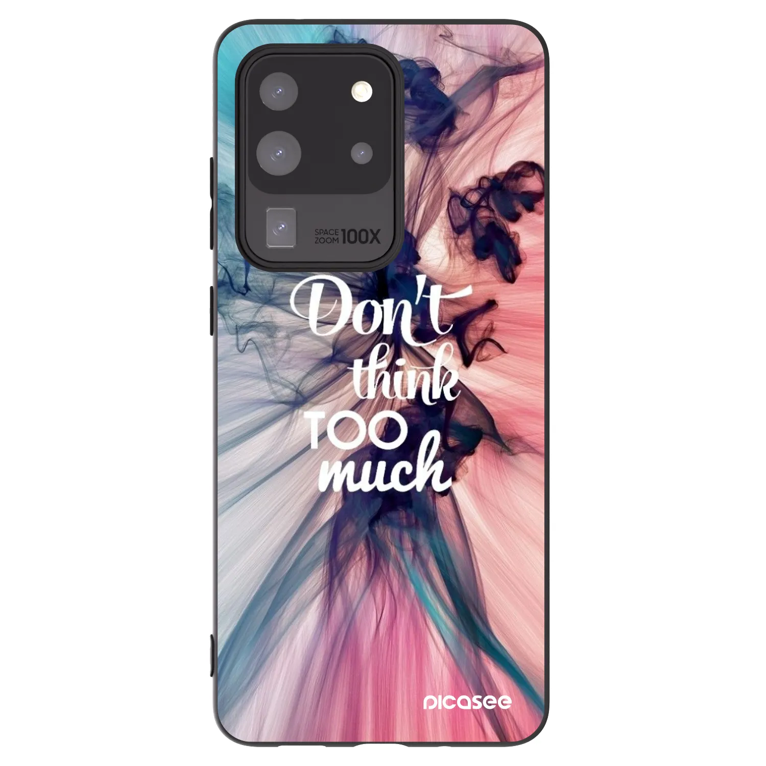 Picasee silikónový čierny obal pre Samsung Galaxy S20 Ultra 5G G988F - Nemysli toľko