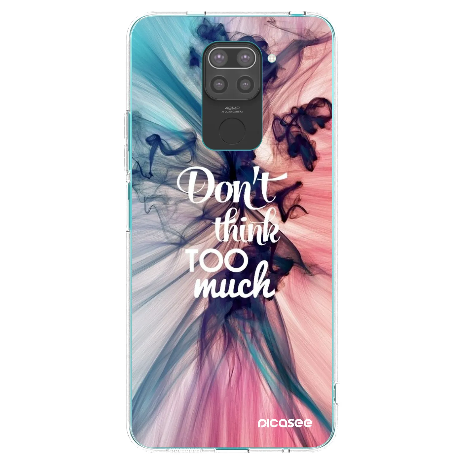 Picasee silikónový čierny obal pre Xiaomi Redmi Note 9 - Nemysli toľko