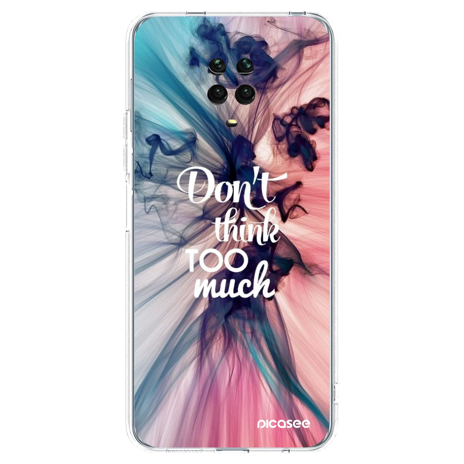 Picasee silikónový prehľadný obal pre Xiaomi Redmi Note 9S - Nemysli toľko