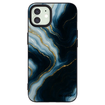 Picasee silikónový čierny obal pre Apple iPhone 12 - Luna