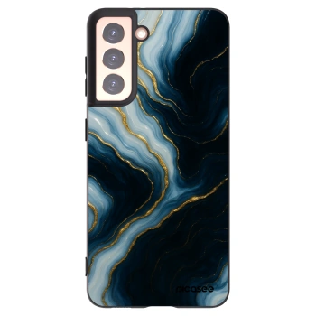 Picasee silikónový čierny obal pre Samsung Galaxy S21 5G G991B - Luna