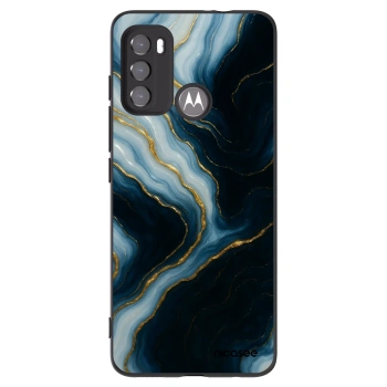 Picasee silikónový čierny obal pre Motorola Moto G60 - Luna