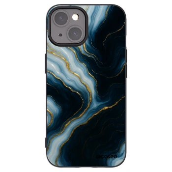 Picasee silikónový čierny obal pre Apple iPhone 15 - Luna