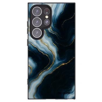 Picasee silikónový čierny obal pre Samsung Galaxy S24 Ultra S928B 5G - Luna