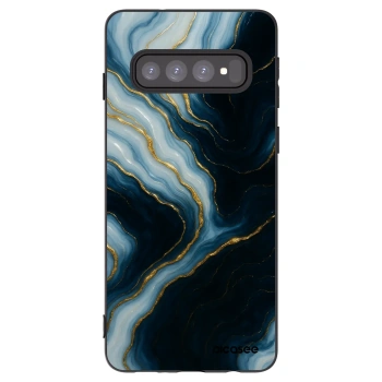 Picasee silikónový čierny obal pre Samsung Galaxy S10 G973 - Luna
