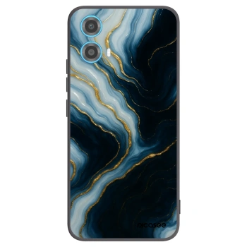 Picasee silikónový čierny obal pre Motorola Moto G34 5G - Luna