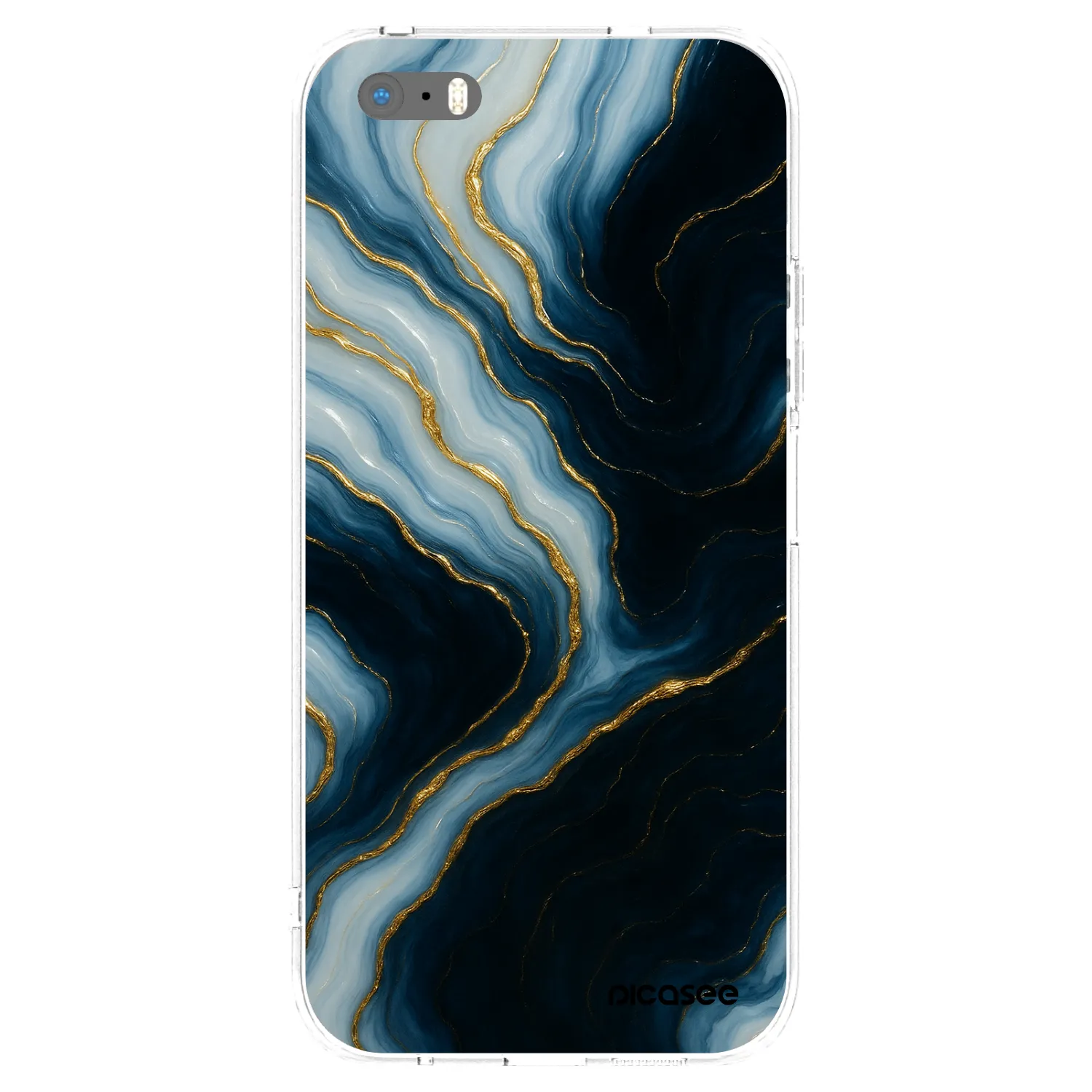 Picasee silikónový prehľadný obal pre Apple iPhone 5/5S/SE - Luna
