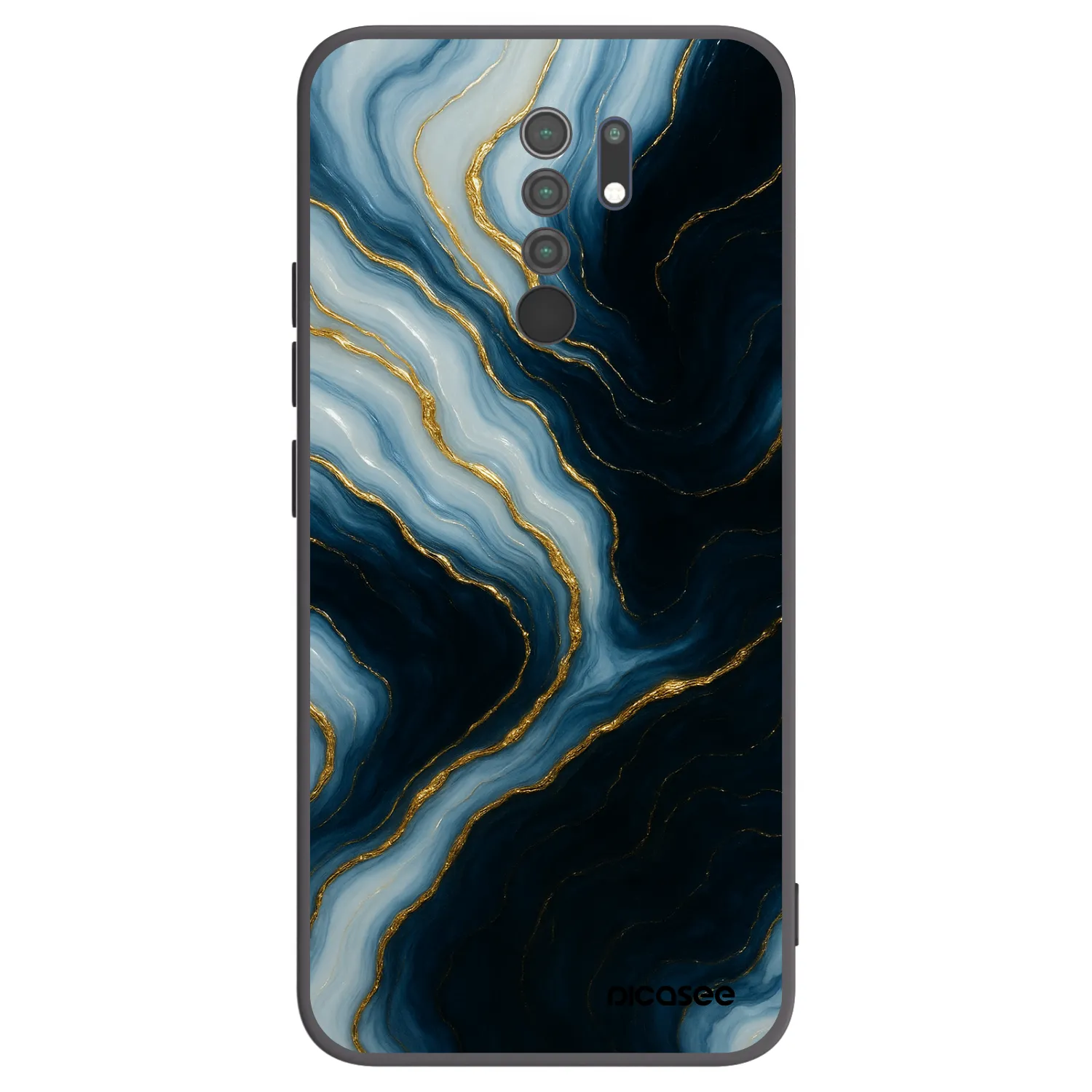 Picasee silikónový čierny obal pre Xiaomi Redmi 9 - Luna