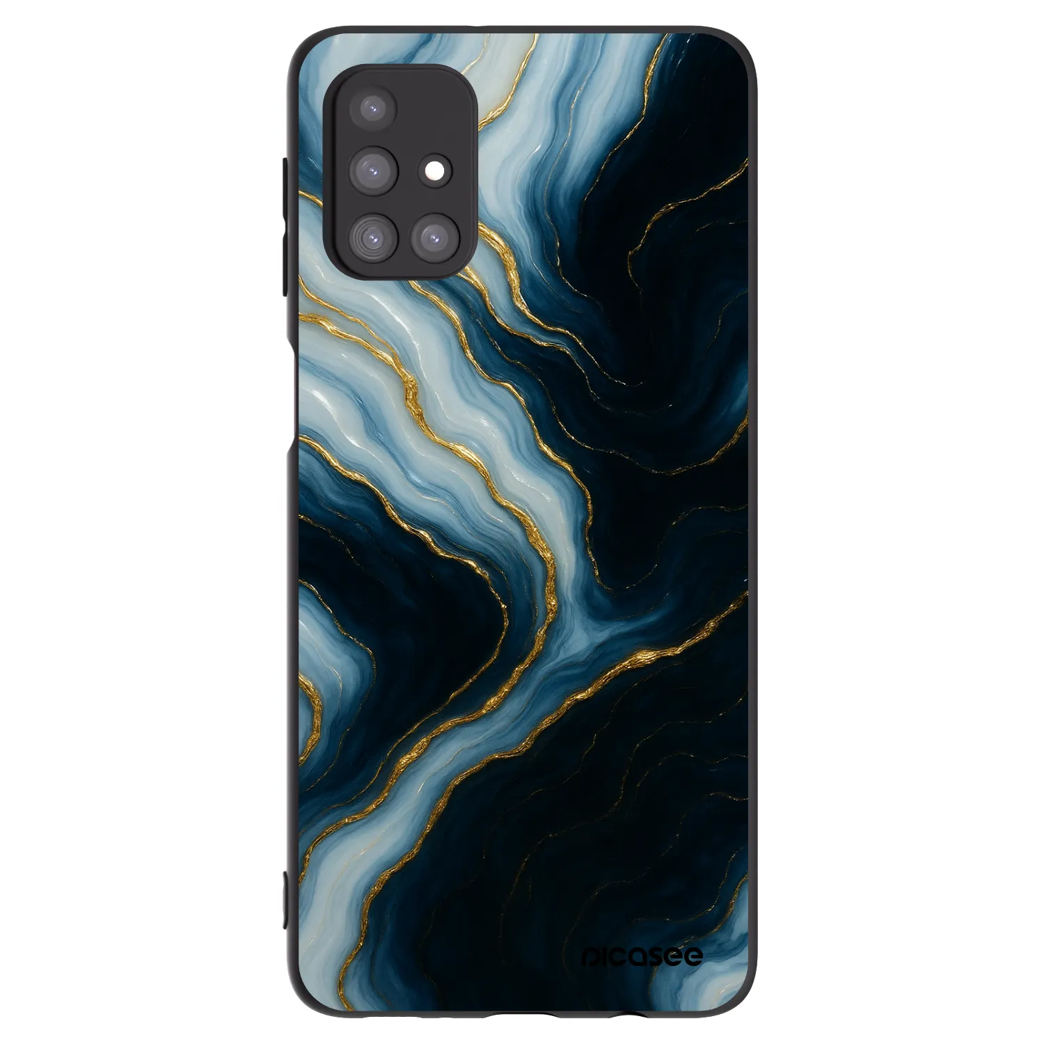 Picasee silikónový čierny obal pre Samsung Galaxy M31s - Luna