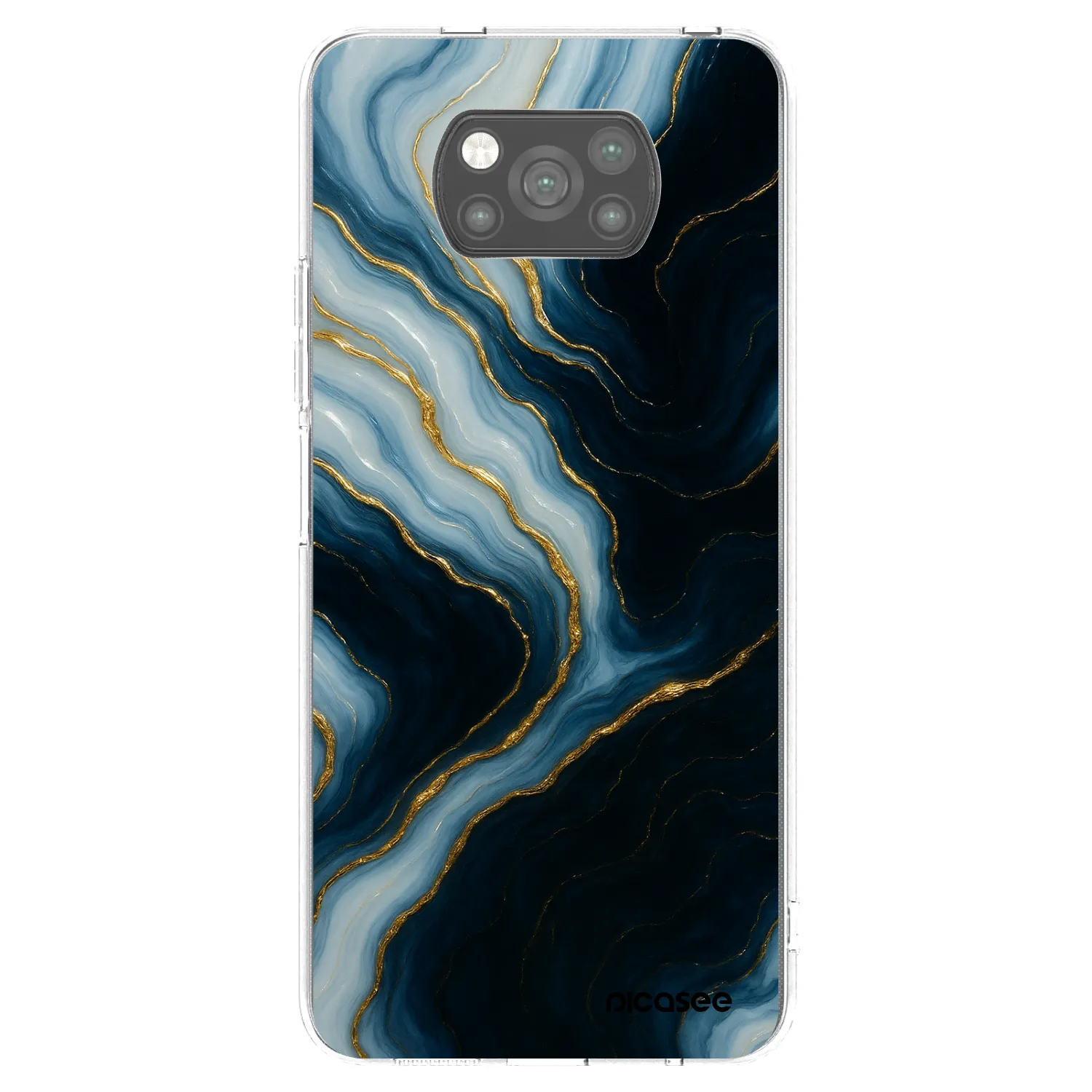 Picasee silikónový čierny obal pre Xiaomi Poco X3 - Luna