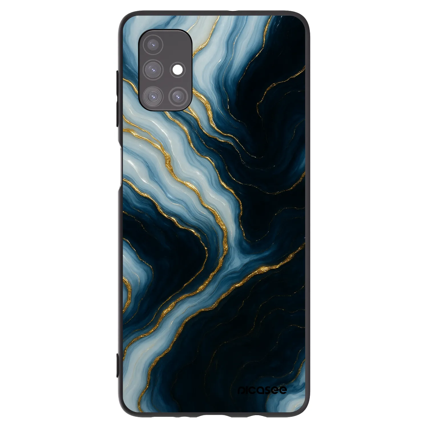 Picasee silikónový čierny obal pre Samsung Galaxy M51 M515F - Luna