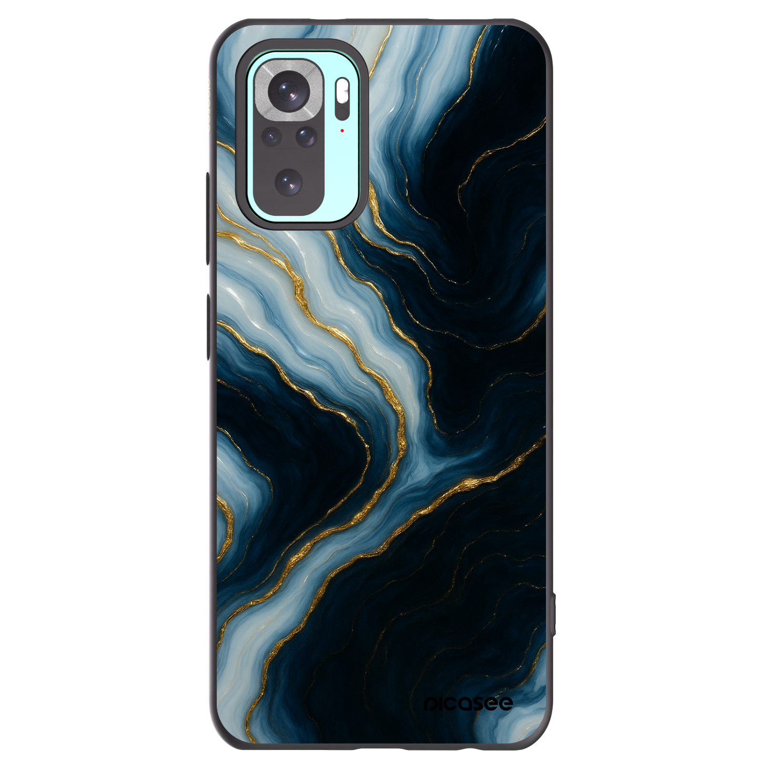 Picasee silikónový čierny obal pre Xiaomi Redmi Note 10 Pro - Luna