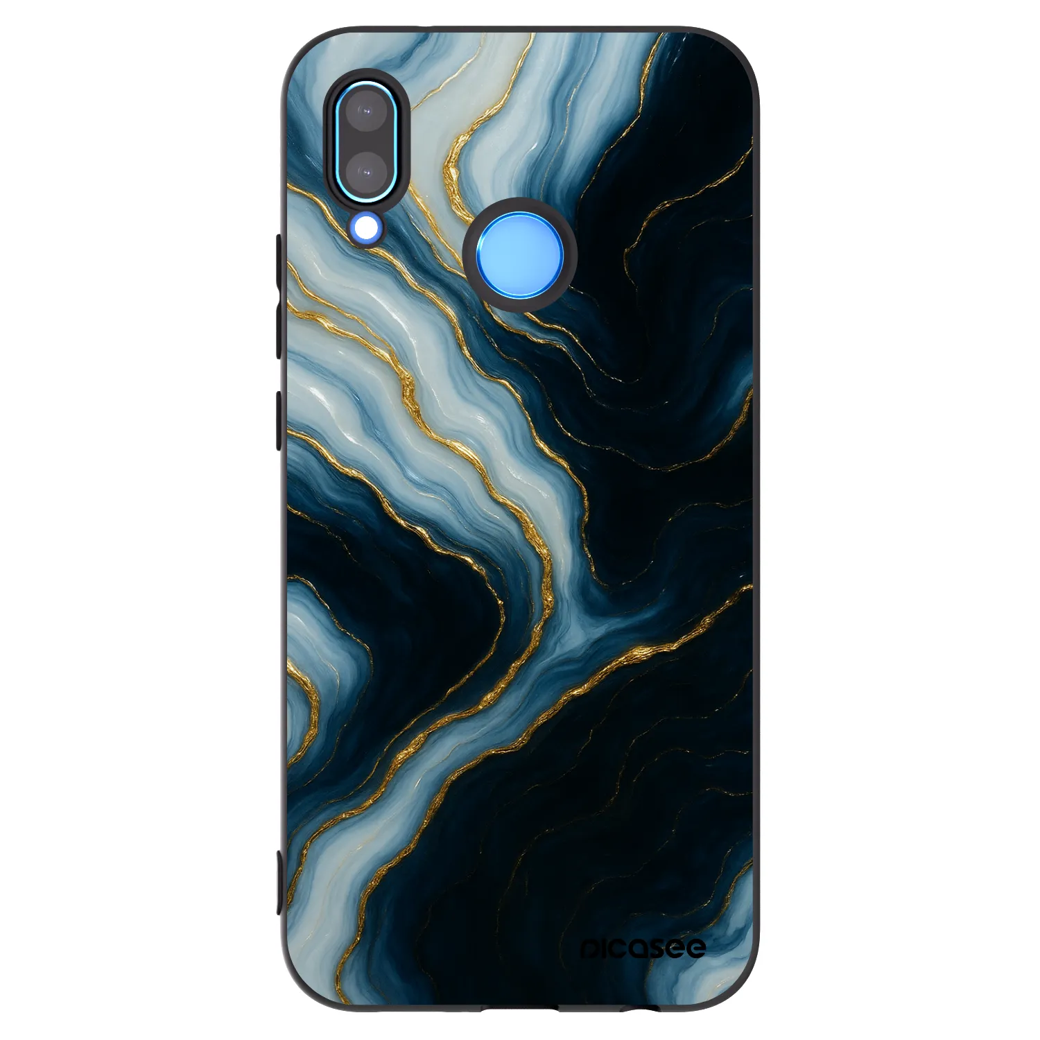 Picasee silikónový čierny obal pre Huawei P20 Lite - Luna