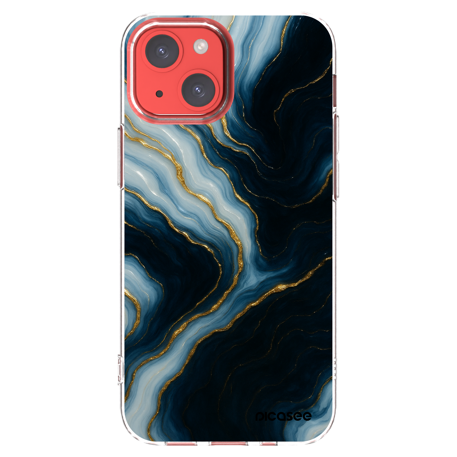 Picasee silikónový prehľadný obal pre Apple iPhone 13 mini - Luna