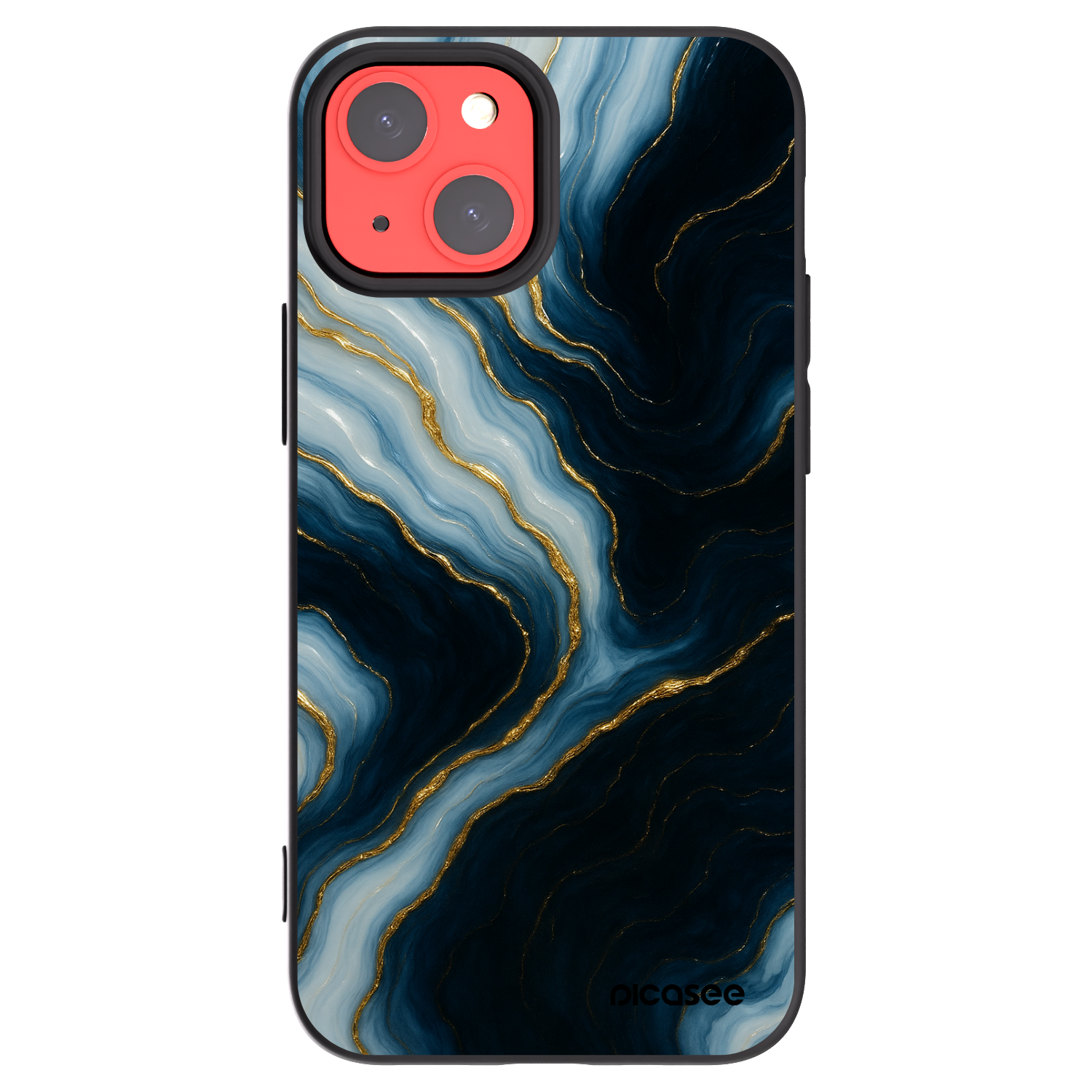 Picasee silikónový čierny obal pre Apple iPhone 13 mini - Luna