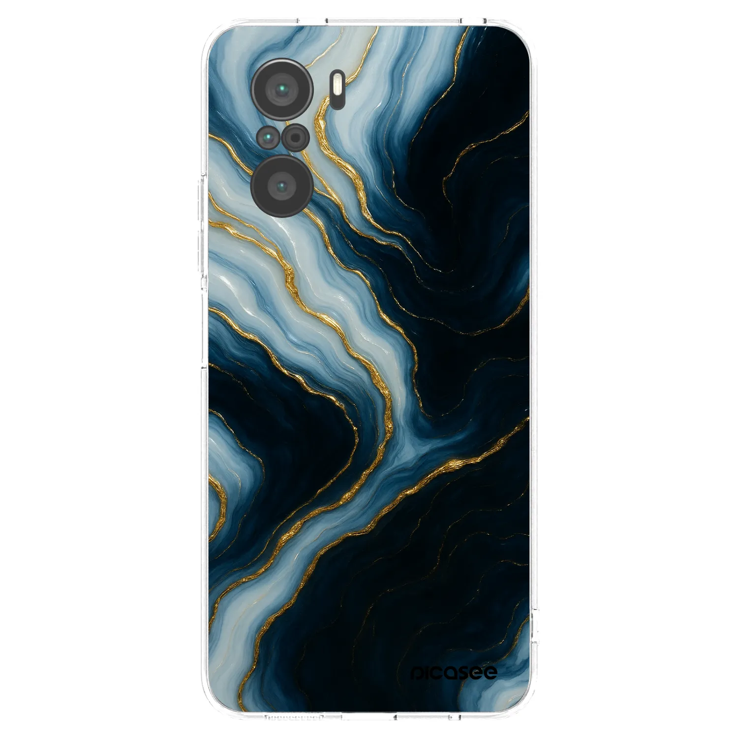 Picasee silikónový prehľadný obal pre Xiaomi Poco F3 - Luna